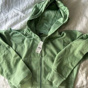 PACSUN NWT green zip up hoodie, super comfy!!